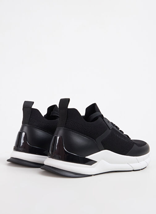 Calvin Klein Calvin Klein Siyah Beyaz Siyah-Beyaz Erkek Sneaker LOW TOP LACE UP KNIT | Boyner Siyah Beyaz - 11. görsel