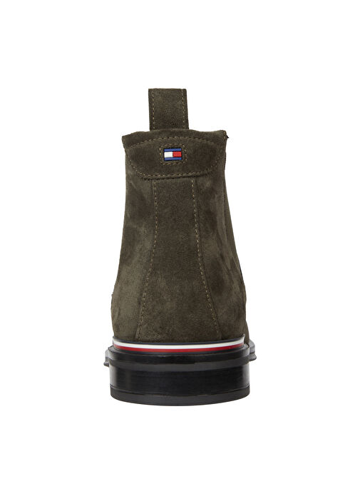 Tommy Hilfiger Haki Erkek Süet Bot CORE RWB HILFIGER SUEDE CHELSEA - Görsel 5