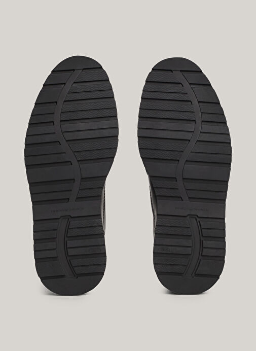 Tommy Hilfiger Siyah Erkek Deri Bot TH AMERICAN PREM CHECK LTH BOOT - Görsel 8