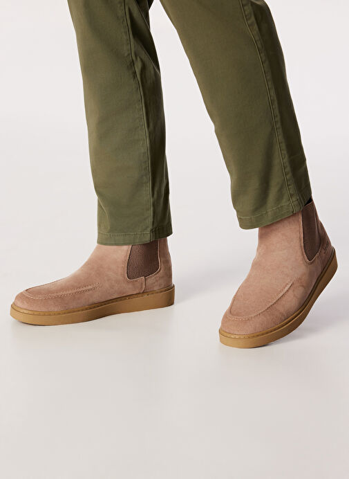 Jeep Bej Erkek Deri Bot ZITRON - Görsel 3