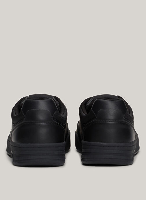 Tommy Hilfiger Siyah Erkek Deri Sneaker (NEW)TJM CUPSOLE LEATHER ESS - Görsel 8
