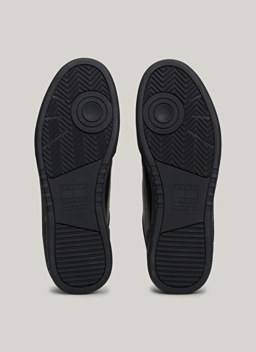 Tommy Hilfiger Siyah Erkek Deri Sneaker (NEW)TJM CUPSOLE LEATHER ESS - Görsel 9