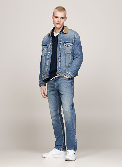 Tommy Hilfiger Beyaz Erkek Deri Sneaker TJM RUNNER FULL LEATHER ESS - Görsel 8