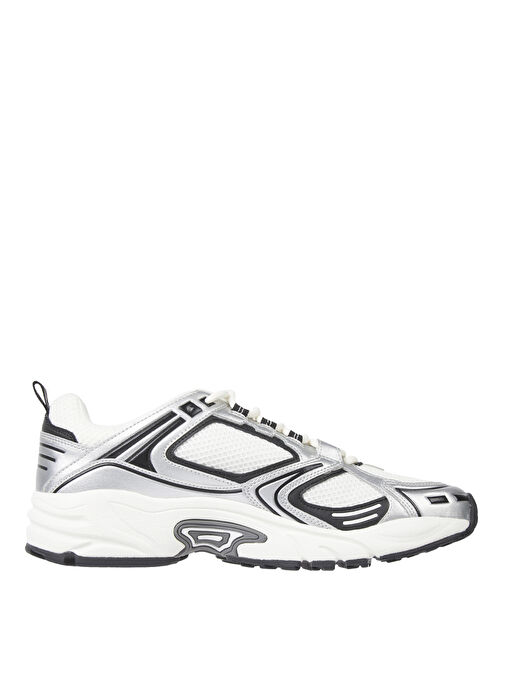 Tommy Hilfiger Beyaz-Gümüş Erkek Sneaker TJM ARCHIVE RUNNER - Görsel 3