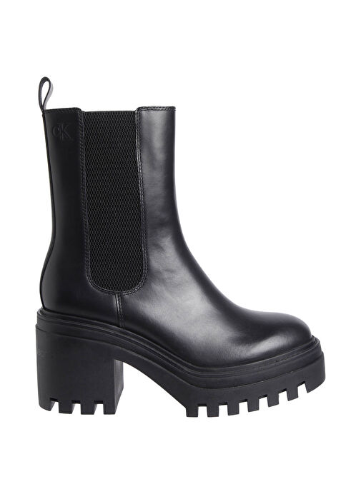 Calvin Klein Siyah Kadın Deri Bot YW0YW015470GJ - Görsel 2