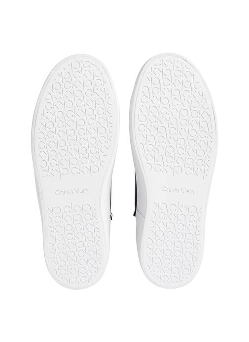 Calvin Klein Siyah-Beyaz Kadın Deri Sneaker HW0HW022130GM - Görsel 6