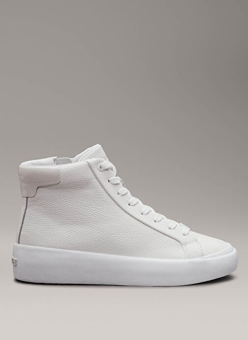 Calvin Klein Beyaz Kadın Deri Sneaker HW0HW0221301T - Görsel 2