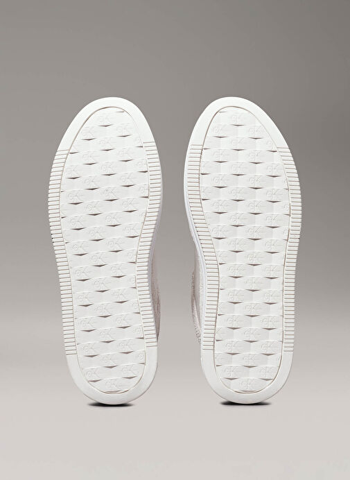 Calvin Klein Beyaz Kadın Deri - Kumaş Sneaker YW0YW016040GE - Görsel 7