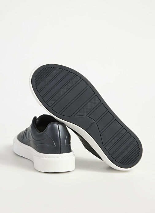Calvin Klein Siyah Kadın Deri Sneaker HW0HW02249BEH - Görsel 5