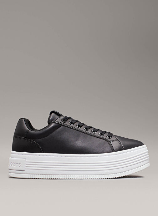 Calvin Klein Siyah Kadın Deri Sneaker YW0YW015890GM - Görsel 2