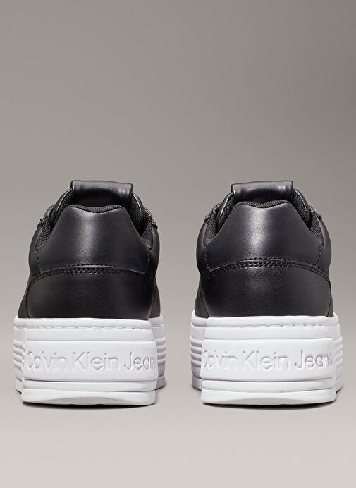 Calvin Klein Siyah Kadın Deri Sneaker YW0YW015890GM - Görsel 6