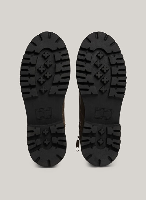 Tommy Hilfiger Gri Kadın Deri Bot EN0EN02628PKC - Görsel 7