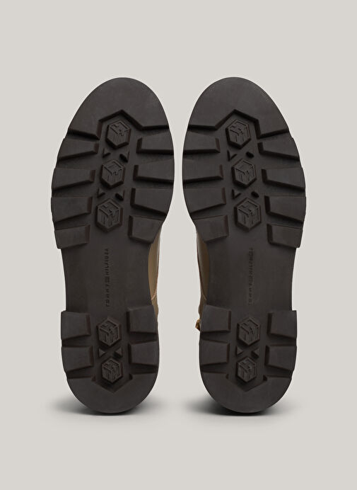 Tommy Hilfiger Bej Kadın Deri Bot FW0FW08160AEG - Görsel 9