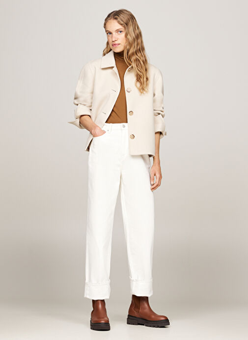 Tommy Hilfiger Kahverengi Kadın Deri Bot FW0FW06730GPK - Görsel 6