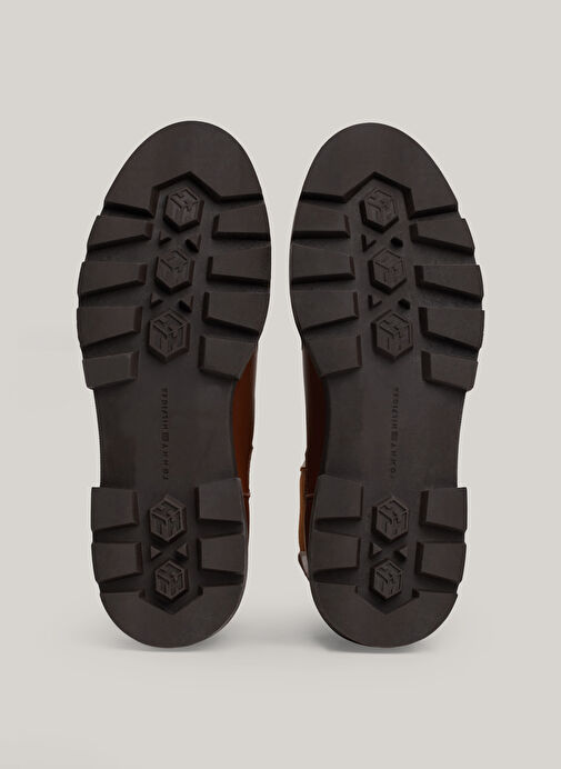 Tommy Hilfiger Kahverengi Kadın Deri Bot FW0FW06730GPK - Görsel 9