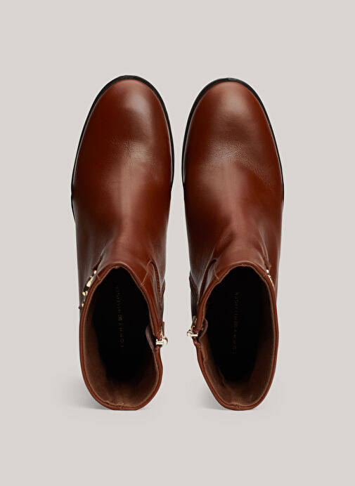 Tommy Hilfiger Kahverengi Kadın Deri Bot FW0FW08183GPK - Görsel 5