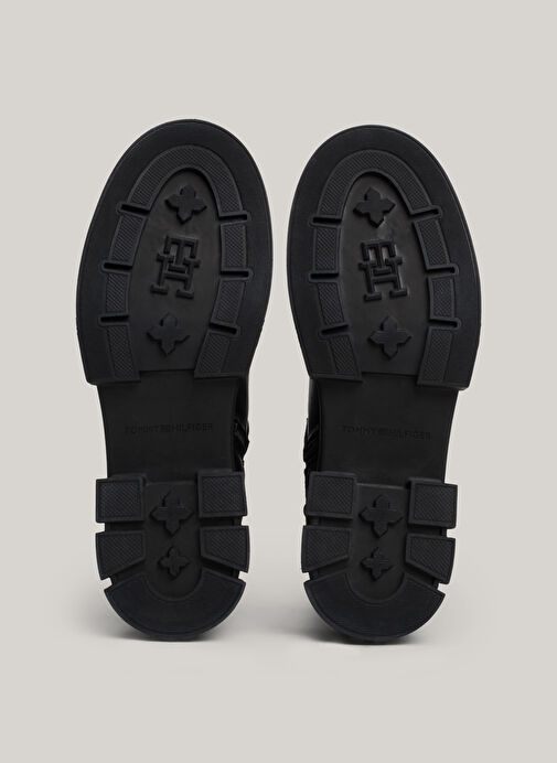 Tommy Hilfiger Siyah Kadın Deri Bot FW0FW08313BDS - Görsel 7