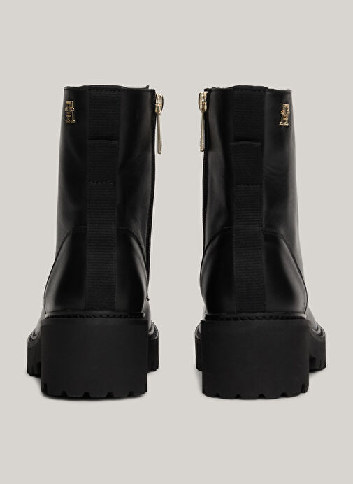 Tommy Hilfiger Siyah Kadın Deri Bot FW0FW08305BDS - Görsel 6