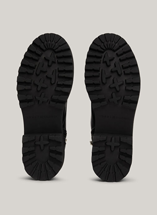 Tommy Hilfiger Siyah Kadın Deri Bot FW0FW08305BDS - Görsel 8