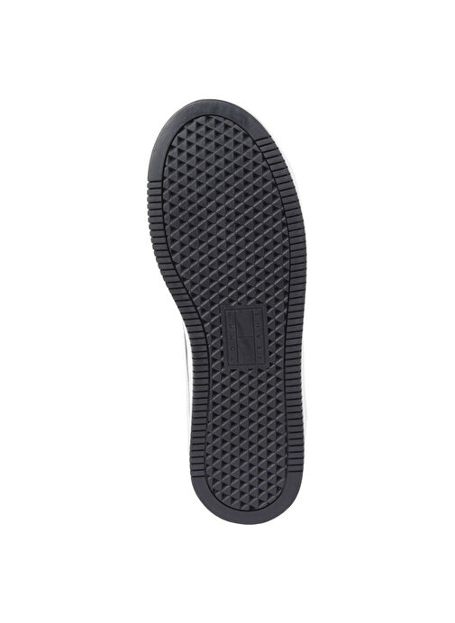 Tommy Hilfiger Siyah-Beyaz Kadın Deri Sneaker EN0EN02711TRH - Görsel 5