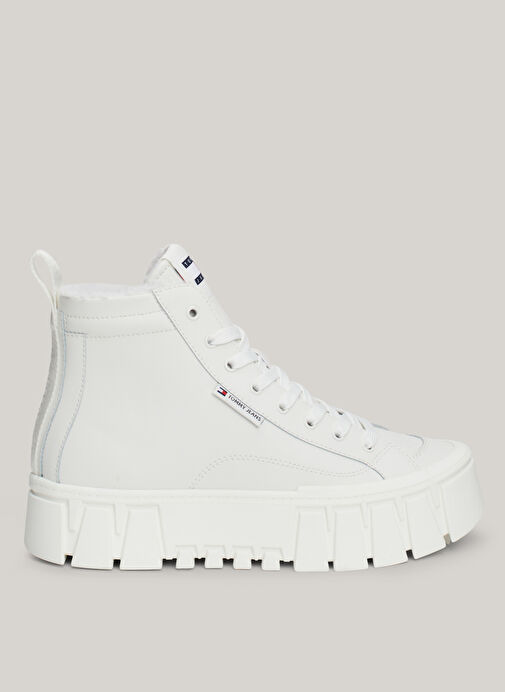 Tommy Hilfiger Tommy Hilfiger Beyaz Kadın Deri Sneaker EN0EN02609YBL | Boyner Beyaz - 2. görsel