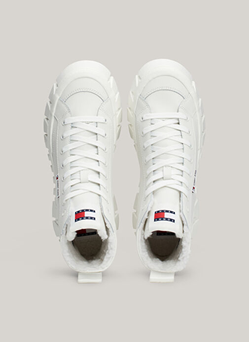 Tommy Hilfiger Tommy Hilfiger Beyaz Kadın Deri Sneaker EN0EN02609YBL | Boyner Beyaz - 5. görsel