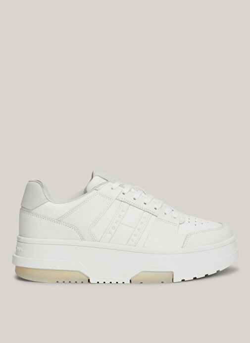 Tommy Hilfiger Tommy Hilfiger Krem Kadın Deri Sneaker EN0EN02592P06 | Boyner Krem - 2. görsel