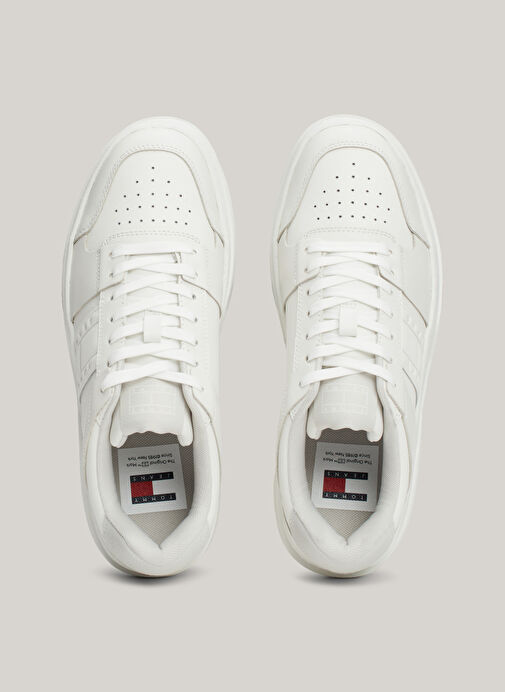 Tommy Hilfiger Tommy Hilfiger Krem Kadın Deri Sneaker EN0EN02592P06 | Boyner Krem - 5. görsel