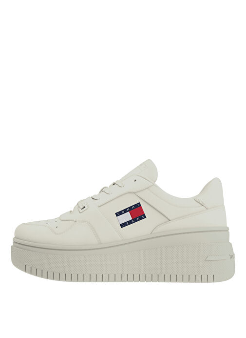 Tommy Hilfiger Tommy Hilfiger Bej Kadın Deri Sneaker EN0EN02506AEV | Boyner Bej - 2. görsel