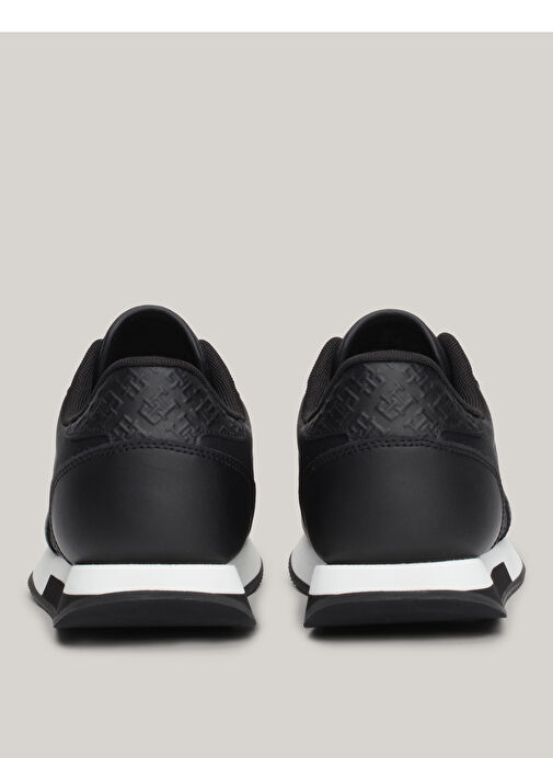 Tommy Hilfiger Siyah Kadın Deri Sneaker FW0FW08285BDS - Görsel 8
