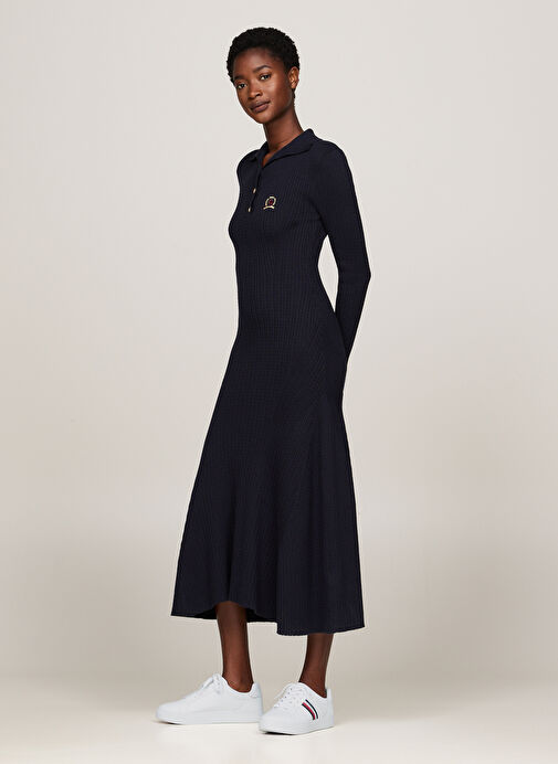 Tommy Hilfiger Beyaz-Kırmızı-Mavi Kadın Deri Sneaker FW0FW08001YBS - Görsel 9