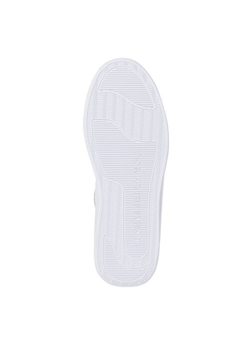 Tommy Hilfiger Beyaz Kadın Deri Sneaker FW0FW08261YBS - Görsel 6