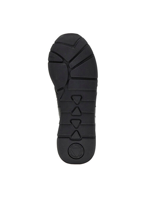 Guess Siyah Erkek deri Sneaker FMFFANELE12 - Görsel 6