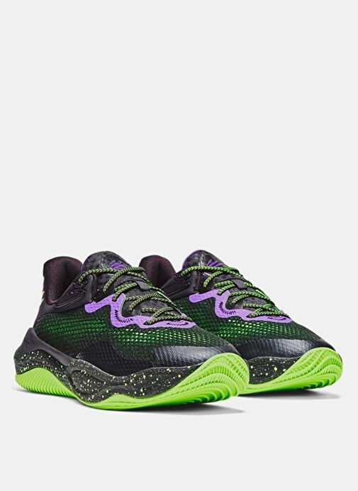 Under Armour 3027636-500 CURRY SPLASH 24 Mor Erkek Basketbol Ayakkabısı - Görsel 5