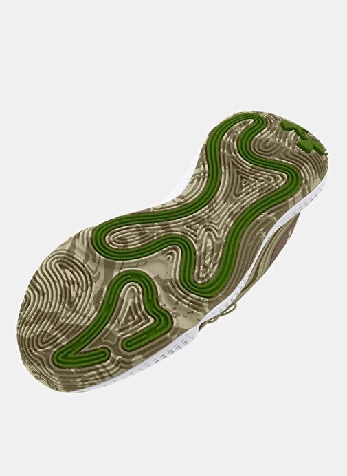 Under Armour 3028341-200 UA Spawn 6 CAMO Bej Erkek Basketbol Ayakkabısı - Görsel 5