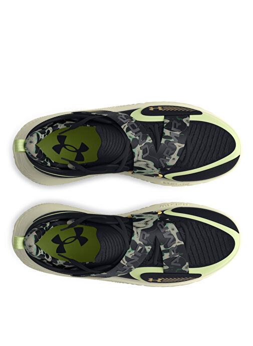 3027772-001 UA FLOW FUTR X 4 CAMO Siyah Erkek Basketbol Ayakkabısı - Görsel 5