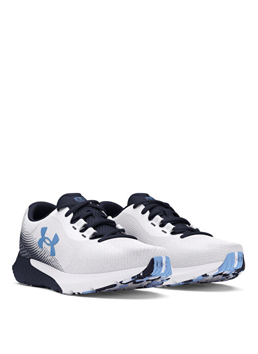 Under Armour 3026998-104 UA Charged Rogue 4 Beyaz Erkek Koşu Ayakkabısı - Görsel 4