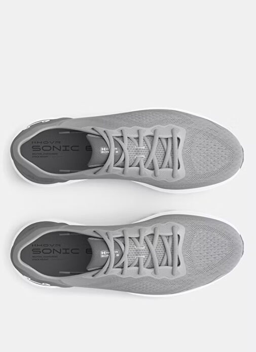 Under Armour 3026121-106 UA HOVR Sonic 6 Gri Erkek Koşu Ayakkabısı - Görsel 4