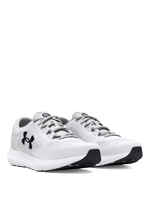Under Armour 3026998-101 UA Charged Rogue 4 Beyaz Erkek Koşu Ayakkabısı - Görsel 6