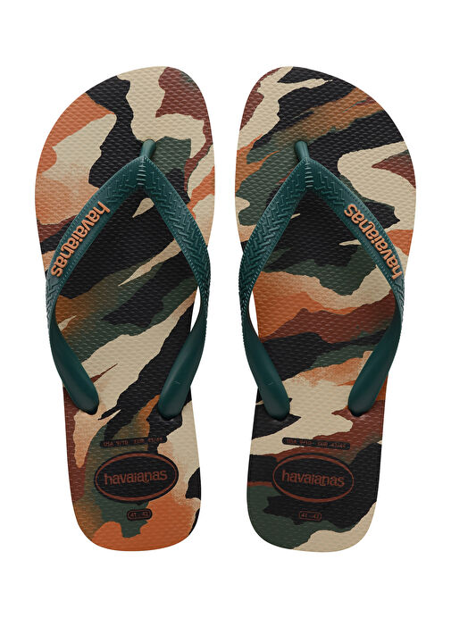 Havaianas Çok Renkli Erkek Plaj Terliği HAV. TOP CAMU BLACK/PANTANAL GREEN - Görsel 2
