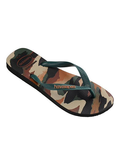 Havaianas Çok Renkli Erkek Plaj Terliği HAV. TOP CAMU BLACK/PANTANAL GREEN - Görsel 3
