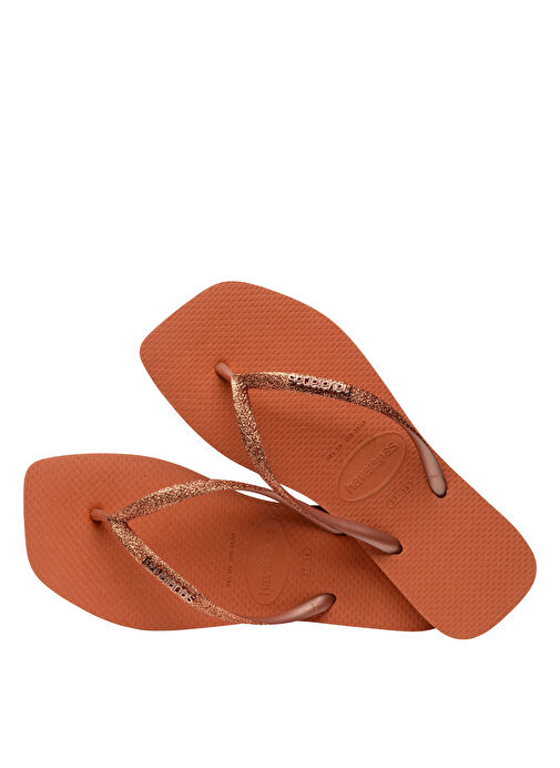 Havaianas Kiremit Kadın Plaj Terliği HAV. SQUARE - Görsel 5