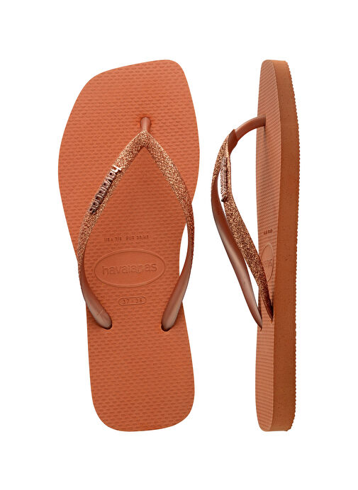 Havaianas Kiremit Kadın Plaj Terliği HAV. SQUARE - Görsel 6