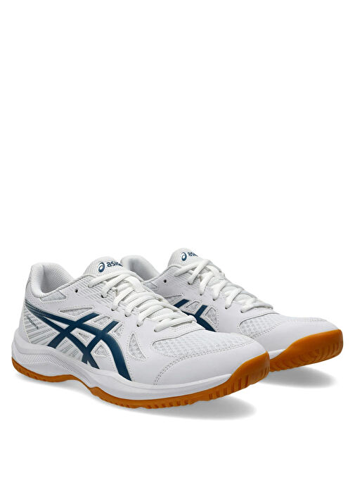 Asics 1071A104-100 UPCOURT 6 Beyaz Erkek Voleybol Ayakkabısı - Görsel 4