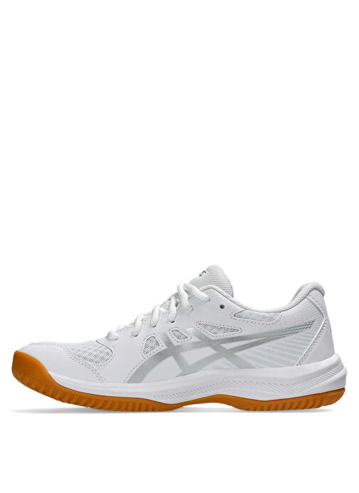 Asics 1072A107-100 UPCOURT 6 Beyaz Kadın Voleybol Ayakkabısı - Görsel 3