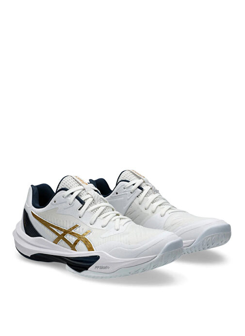 Asics 1052A075-102 SKY ELITE FF 3 Beyaz Kadın Voleybol Ayakkabısı - Görsel 4