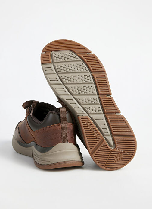 Skechers Koyu Kahverengi Erkek deri Günlük Ayakkabı BENGAO - HOMBRE - Görsel 5