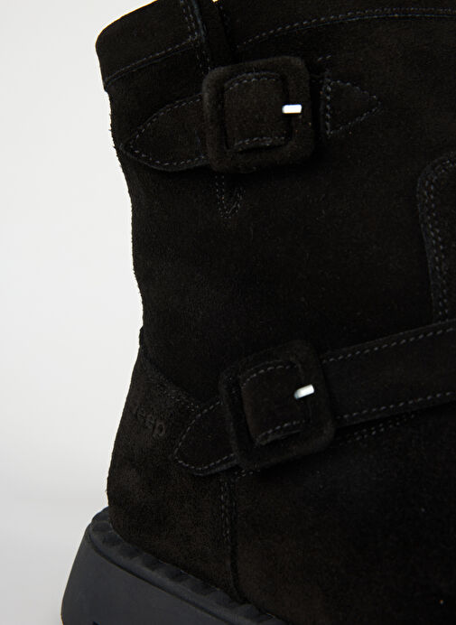 Jeep Siyah Kadın Süet + Deri Bot D-TATU - Görsel 6