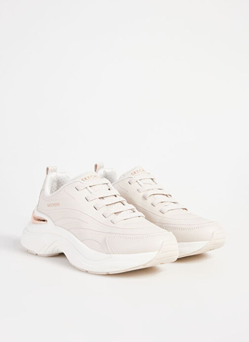 Skechers Krem Kadın Sneaker 177575 NAT - Görsel 3