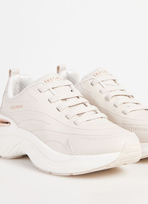 Skechers Krem Kadın Sneaker 177575 NAT - Görsel 4